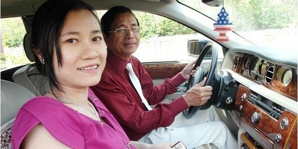 Đại gia Lê Ân và cô vợ trẻ Mai Mai