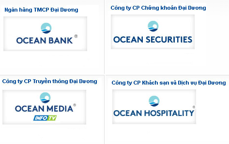OceanGroup bác tin "thâu tóm" hệ thống Topcare - 2 Logo các công ty thành viên của Ocean Group.