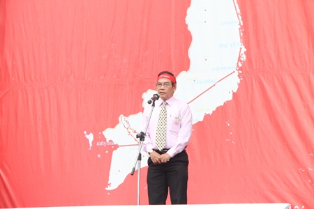 Ông Phạm Lê Tấn Phong - Giám đốc truyền thông Tập đoàn Tân Hiệp Phát phát biểu