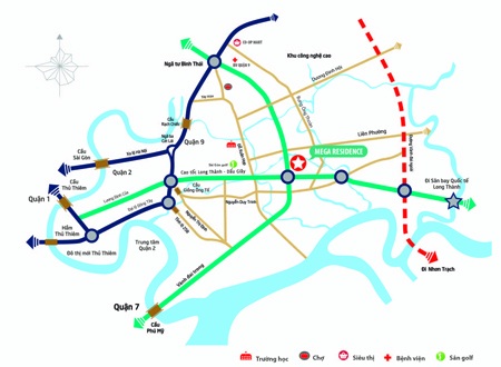 Bất động sản khu đông TP.HCM “rã đông” nhờ hạ tầng - 4 Vị trí