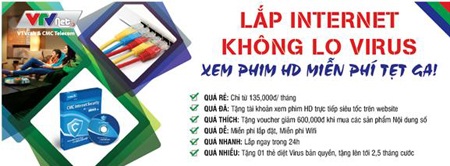Lắp VTVnet nhận Siêu Bão quà tặng tổng trị giá 2tỷ đồng