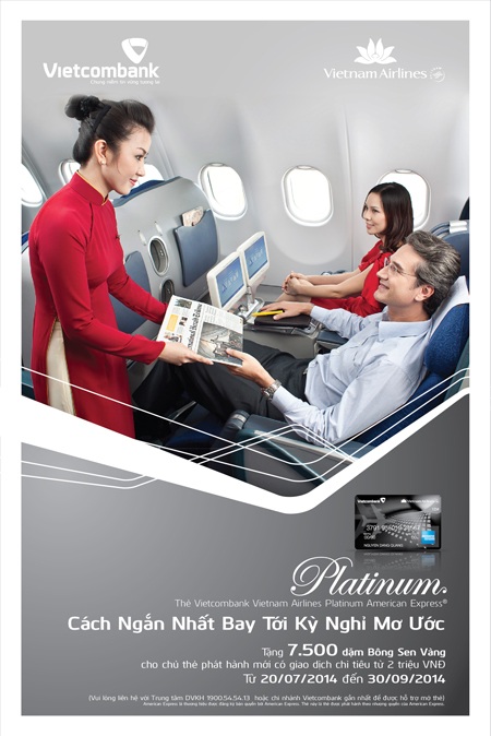 Vietcombank tung khuyến mãi khủng dành cho khách hàng phát hành mới và thực hiện thanh toán bằng thẻ tín dụng