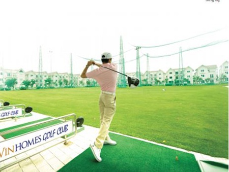 Sân tập golf 20 làn theo tiêu chuẩn quốc tế