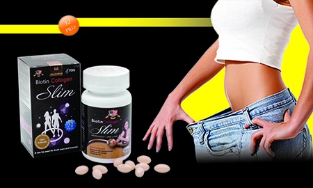 Viên uống giảm cân thế hệ mới Biotin Collagen Slim - 1 Công dụng của viên uống Biotin collagen slim: