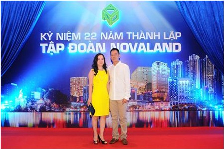 Vợ chồng anh Huy và chị Hồng Nhung