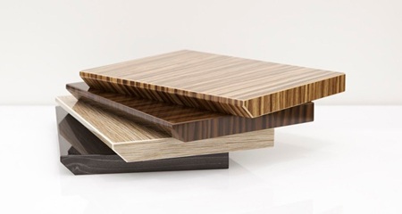 Mẫu Acrylic bóng gương vân gỗ tinh tế và sang trọng