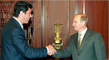 Xung quanh vụ ám sát Boris Nemtsov (phần 1) - 3 Ông Nemtsov (trái) với Tổng thống Nga Putin