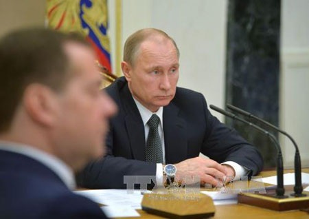 Nga chỉ trích nghị quyết của châu Âu về vụ sát hại ông Nemtsov - 1 Tổng thống Vladimir Putin: Vụ sát hại ông Nemtsov mang động cơ chính trị (Ảnh: AFP/TTXVN)