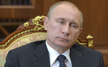 Truyền hình Nga: Ông Putin bị cảm cúm - 1 Tổng thống Putin được cho là không xuất hiện trước công chúng gần 10 ngày (ảnh: DailyMail)