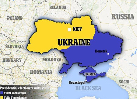 Một năm nhìn lại: Putin được gì khi sáp nhập Crimea? - 2 Bản đồ cho thấy vị trí của Crimea