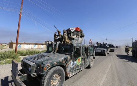 Xung đột sắc tộc trong cuộc chiến chống IS - 1 Quân đội Iraq tiến về Tikrit