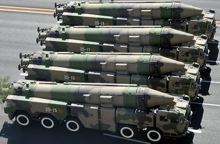 Mỹ xác nhận đưa tên lửa vây Trung Quốc - 2 Tên lửa DF-21C của Trung Quốc