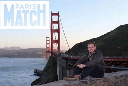 Andreas Lubitz chụp ảnh tại cầu Cổng Vàng ở San Francisco, Mỹ. (Nguồn: Mirror)