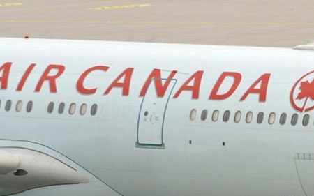Một phi cơ của Air Canada (ảnh: Twitter)