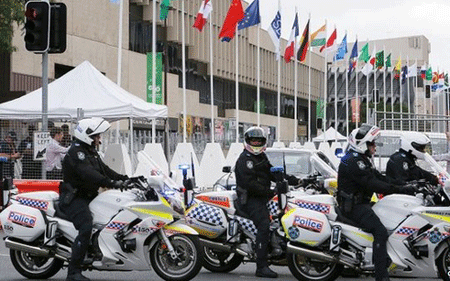 Hội nghị thượng đỉnh G20: Khó đạt được mục tiêu tham vọng - 1 An ninh được tăng cường trước Hội nghị thượng đỉnh G20 (ảnh: Getty)