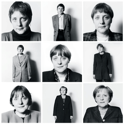 Những sự thật thú vị về "bà đầm thép" nước Đức - 3 Angela Merkel và Vladimir Putin cùng chú chó Koni của ông vào năm 2007