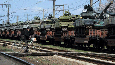 Tuyến đường sắt qua Crimea (nguồn: AFP)