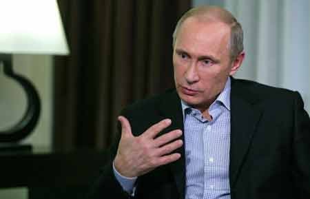 Tổng thống Vladimir Putin trong buổi trả lời phỏng vấn hãng tin TASS (ảnh: TASS)