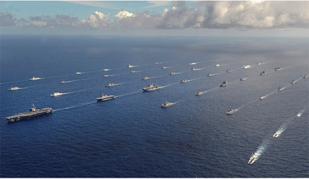 15 quốc gia tham gia tập trận vành đai Thái Bình Dương mới đây của Mỹ