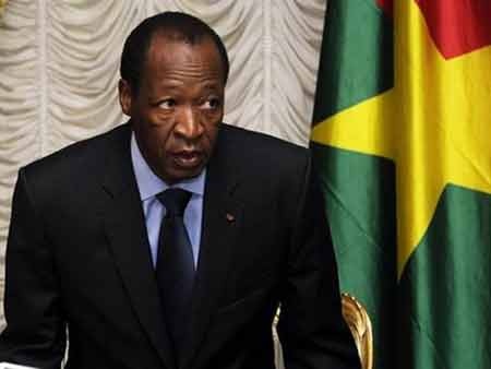 Cựu Tổng thống bị phế truất Burkina Faso Blaise Compaore (ảnh: AFP)