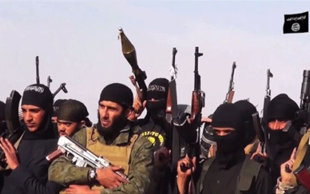 Các chiến binh IS (ảnh AP)