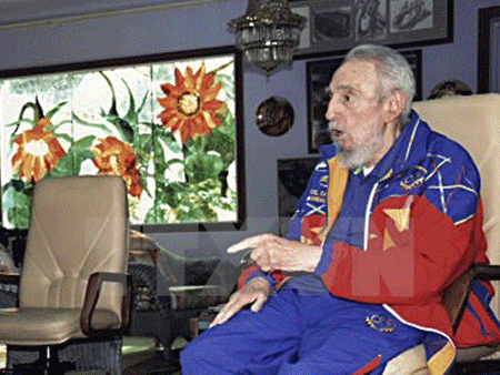 Nhà lãnh đạo Cuba Fidel Castro (ảnh: AFP/TTXVN)