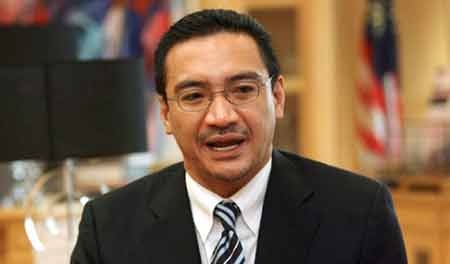 Bộ trưởng Quốc phòng Malaysia Hishammuddin Tun Hussein (ảnh: Asiaone)