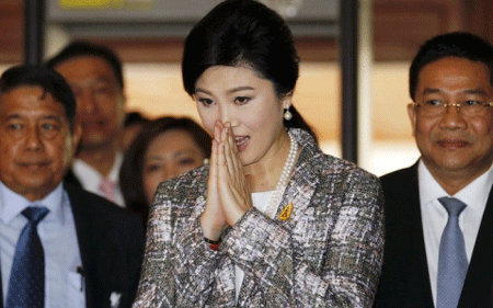 Cựu Thủ tướng Thái Lan Yingluck lên án việc bỏ phiếu bãi nhiệm bà - 1 Bà Yingluck Shinawatra