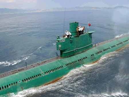 Triều Tiên có khả năng phóng thử tên lửa từ tàu ngầm - 1 Một tàu ngầm của Triều Tiên (Nguồn: KCNA)