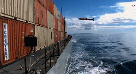 Tomahawk chuyển đổi sẽ biến “sát thủ” diệt hạm Trung Quốc thành đồ bỏ - 2 Hình ảnh thử nghiệm hôm 27/10 (Nguồn: BusinessInsider)