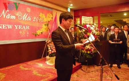 Đại sứ quán Việt Nam tổ chức Tết đối ngoại tại Nhật Bản - 3 Đại diện Bộ Ngoại giao Nhật Bản phát biểu ý kiến