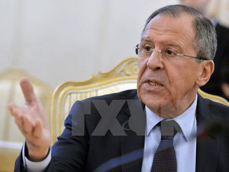 Ngoại trưởng Nga Sergei Lavrov (nguồn: AFP/TTXVN)