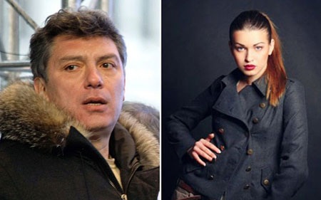 Cựu Phó Thủ tướng Nga Boris Nemtsov bị giết vì đánh ghen? - 1 Cựu Phó Thủ tướng Nga Boris Nemtsov và người mẫu Anna Duritskaya
