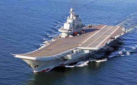 Trung Quốc tăng ngân sách quân sự, các nước khu vực bất an - 2 Tàu sân bay Liêu Ninh, chiếc tàu sân bay duy nhất của Trung Quốc cho đến thời điểm này