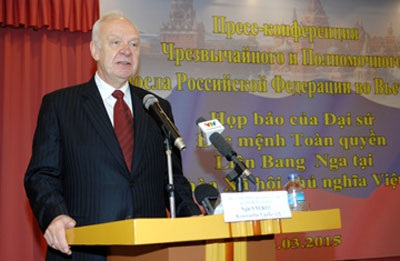 Quan hệ Việt - Nga: Đặt ra mục tiêu cao hơn - 1 Đại sứ LB Nga Konstantin Vasilievich Vnukov.