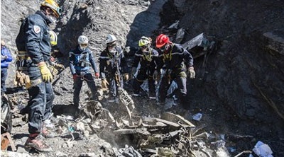 Chiếc máy bay A320 vỡ nát sau khi viên cơ phó Andreas Lubitz cố tình đâm vào núi tự sát