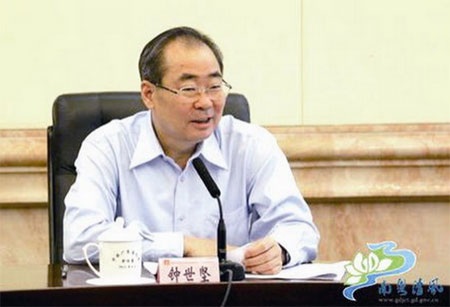 Cục trưởng Cục Phòng chống tham nhũng tỉnh Quảng Đông Chung Thế Kiên. (