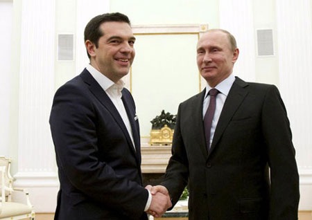 “Phá vây” ngoạn mục - 1 Thủ tướng Hy Lạp A.Tsipras và Tổng thống Nga V.Putin trong cuộc gặp tại Mátxcơva