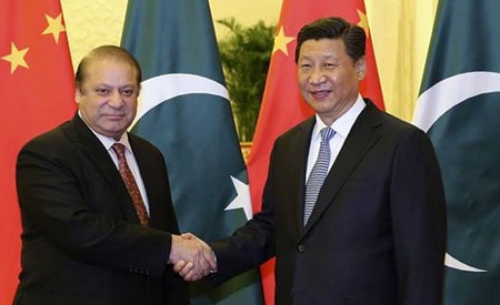 Chủ tịch Trung Quốc mang quà cho Pakistan - 1 Thủ tướng Pakistan Nawas Sharif và Chủ tịch Trung Quốc Tập Cận Bình tại Bắc Kinh tháng 11/2014