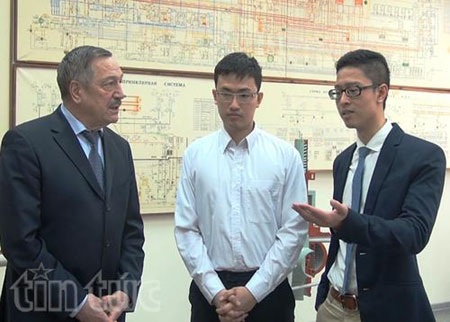 Vườn ươm chuyên gia hạt nhân Việt - 1 Một buổi học của các sinh viên Việt Nam