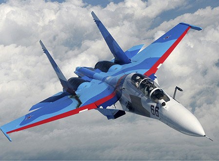 Nga - NATO "so găng" vũ khí - 2 Su-30 là một trong những dòng máy bay tiêm kích mới nhất của hải quân Nga hiện nay. (Ảnh: