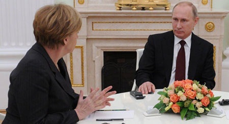Thủ tướng Đức thăm Moskva vì trách nhiệm với lịch sử - 1 Thủ tướng Đức Angela Merkel (
