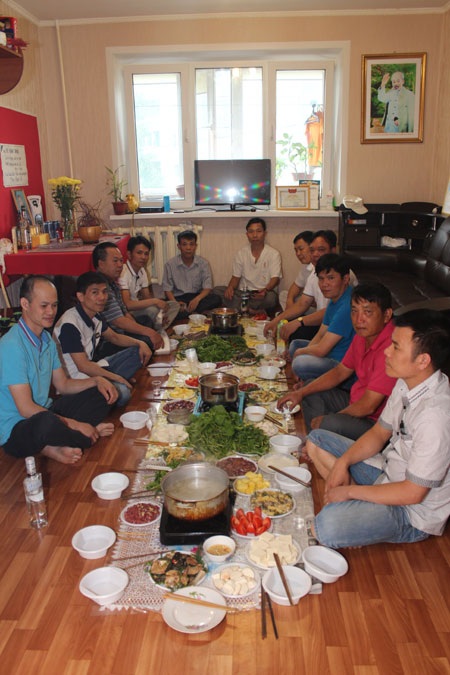 Nghĩa tình người Việt ở Ulyanovsk - 9 Nhà hơi chật nhưng nghĩa tình thật ấm áp