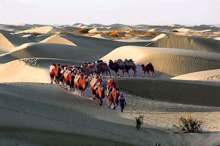 Tour du lịch Con đường tơ lụa. (Ảnh: