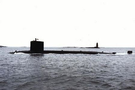 Tàu ngầm USS Trepang SSN-674 của Mỹ vào thời điểm đó đang hoạt động trong vùng Đại Tây Dương (ảnh: