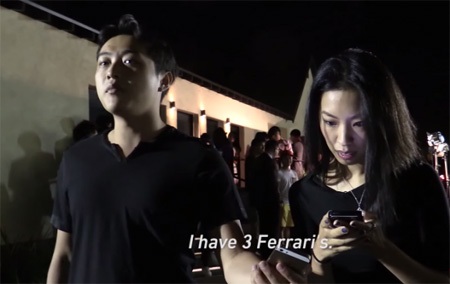 Cậu sinh viên khoe Tôi có 3 chiếc Ferrari (Nguồn: