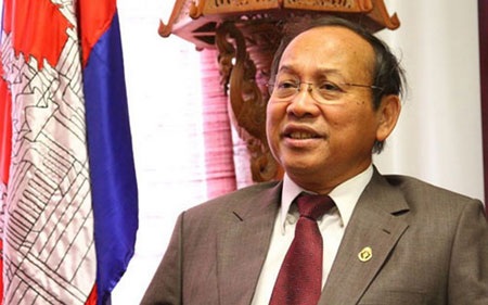Campuchia lên án nghị sĩ CNRP xuyên tạc bản đồ với Việt Nam - 1 Phát ngôn viên Chính phủ Campuchia Phay Siphan. (Nguồn: 
