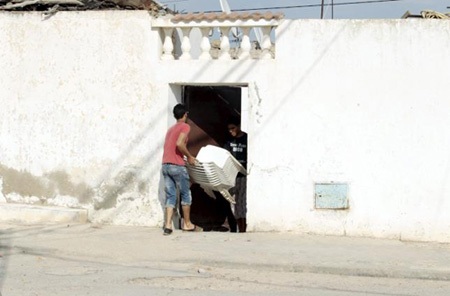 Ngôi nhà của Saif Rezgui tại quê nhà Gaafour.