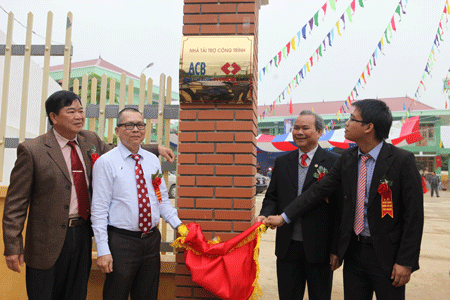 Cao Bằng: Khánh thành trường Tiểu học Tân Giang - 1 Khánh thành trường Tân Giang (Cao Bằng).