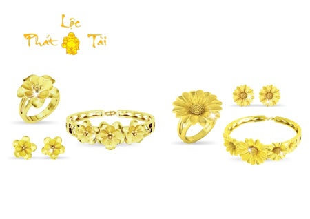 Doji giới thiệu Trang sức Vàng 24K xu hướng hiện đại - 1 Dòng sản phẩm